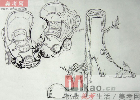 北京服装学院2005年设计高考优秀试卷