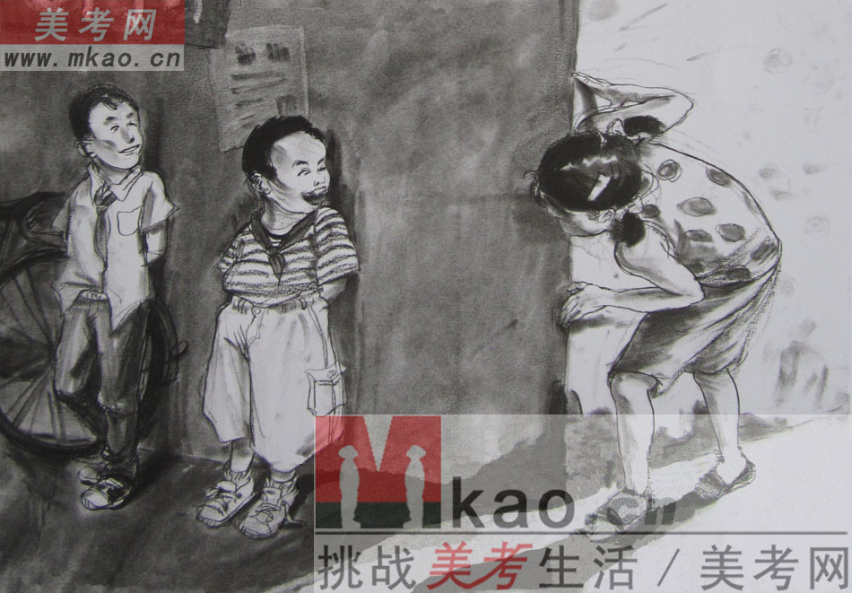 2013年清华大学美术学院造型艺术专业速写优秀试卷